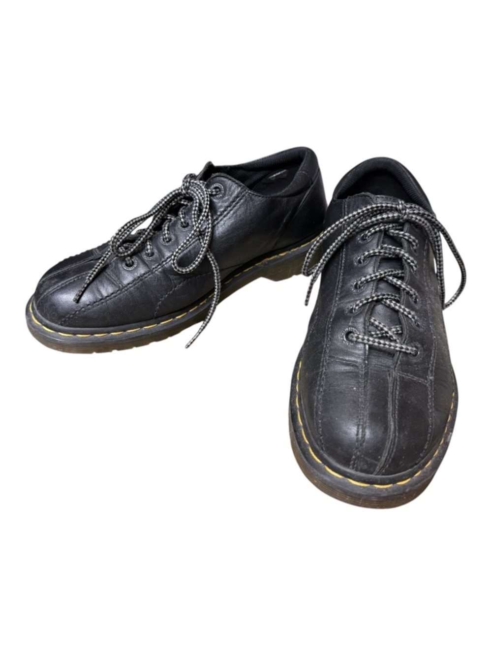 Dr. Martens Men’s 1990s Black Leather Lace-Up Casual Shoes 10m